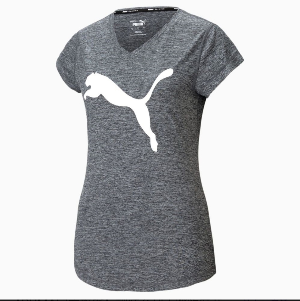 Puma noir heather tee